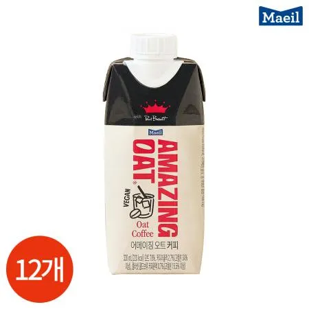 폴바셋 어메이징 오트 커피 330ml x12개 업소용