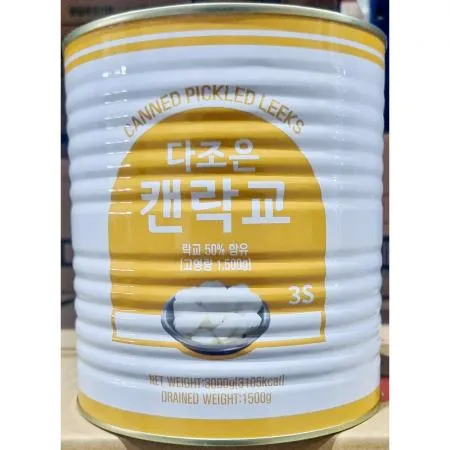 락교(SSS 이엔 3kg) X6 업소용 절임 장아찌