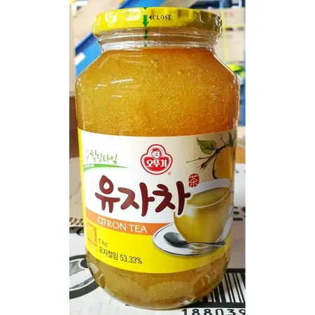 오뚜기 유자차(1kg) 유자절임 액상차