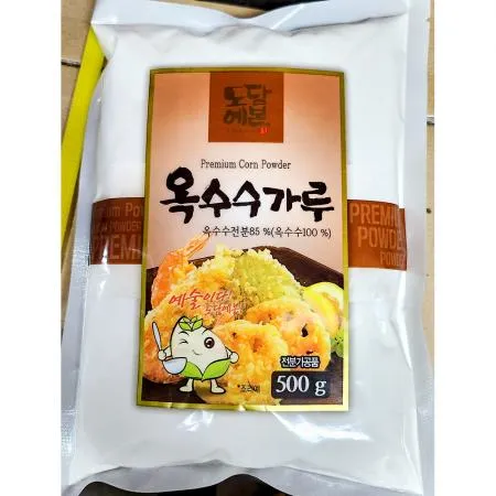 초야식품 분말가루 500g 옥수수가루 옥수수전분 대용량 업소용 이미지