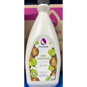 키위스무디(포모나 2kg) X6 업소용 카페 키위 음료 베이스