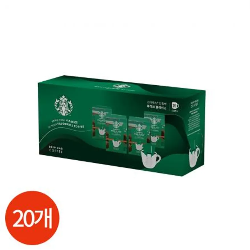 STARBUCKS 스타벅스 드립백 커피 9g x20개 업소용 이미지