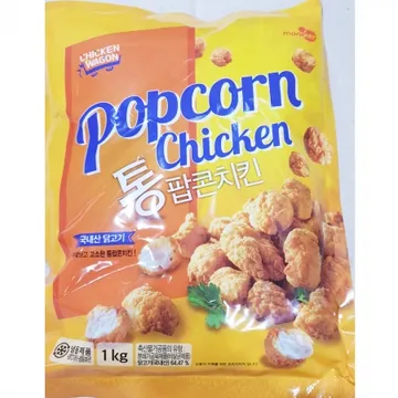 마니커 팝콘치킨(약6g x160개 1kg) 통팝콘치킨 순살 너겟