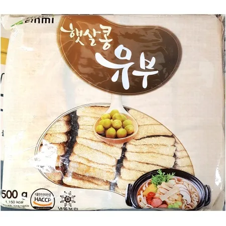 신미 유부 500g 업소용 냉동 유부주머니 우동 토핑