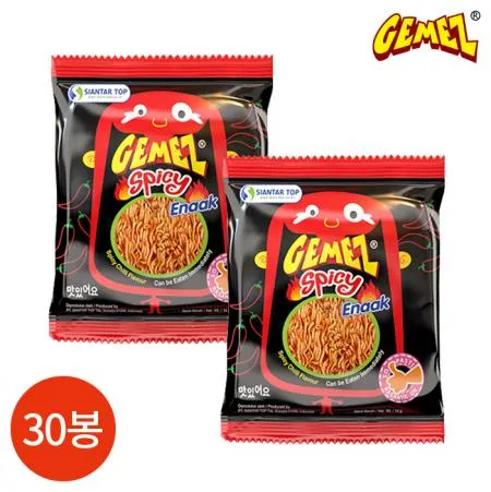 게메즈 스파이시 에낙 라면 스넥 14g x 30개 업소용