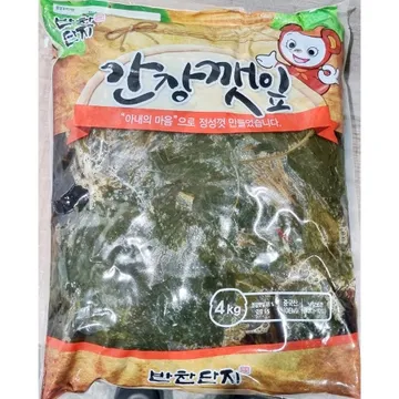 반찬단지 간장깻잎절임 4KX4