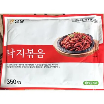 낙지볶음(냠냠 냉동 350g) X20 업소용 간편조리 낚지복음
