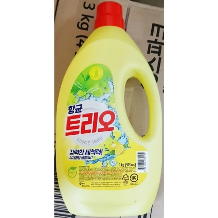 애경 트리오 1kg 1개 주방세제 설거지 세척 기름때 대용량 업소용 이미지