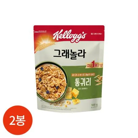 켈로그 통귀리 그래놀라 500g X2개