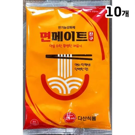 면기능강화제(면메이트 280g)X10 면탄력 강화 첨가제 중식 중화요리 이미지