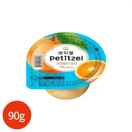 CJ 쁘띠첼 밀감 과일젤리 90g X5개