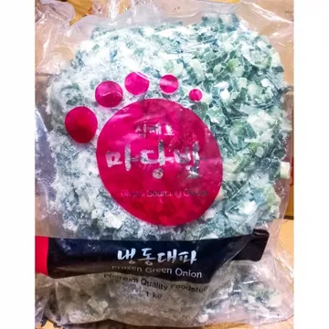 대파 1kg 업소용 냉동대파 슬라이스