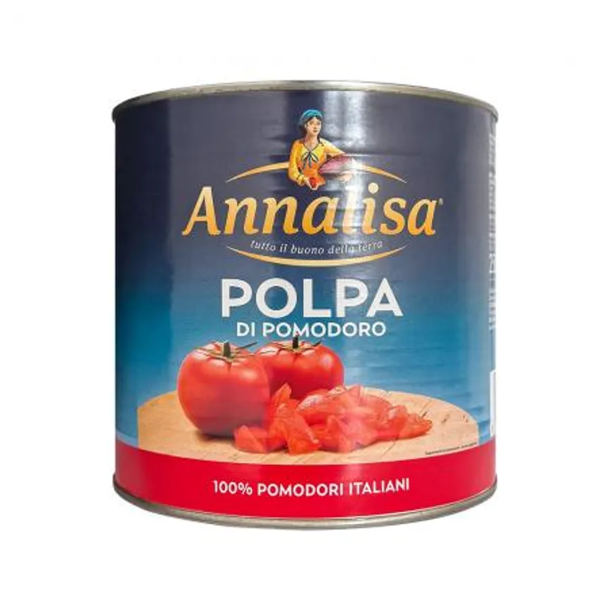 안나리사 촙트토마토 통조림 2.5kg 업소용 이미지