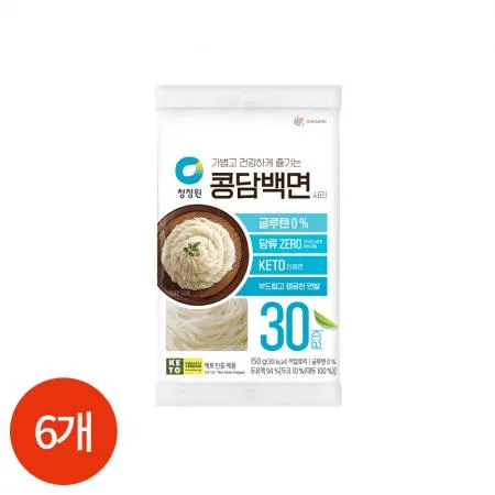 청정원 콩담백면 150g x 6개 업소용
