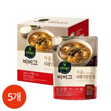 CJ 비비고 사골 시래기 된장국 460g x5개 업소용