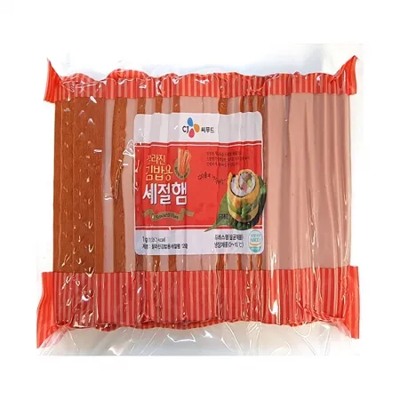 잘라진 스모크햄 1kg 업소용 김밥용 세절햄 김밥햄