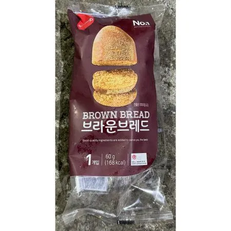 브라운브레드(삼립 냉동 60g x24개) 업소용 부시맨브레드 브라운빵 이미지