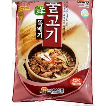 선봉 뚝배기 불고기 420gX30 업소용 냉동 즉석식품