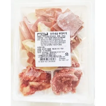 안주세상 부대찌개(400g) 업소용 냉동 캠핑 밀키트