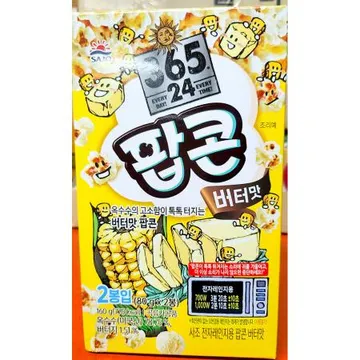 팝콘(사조 버터맛 90g x2봉입 180g x12개) 업소용 전자레인지용