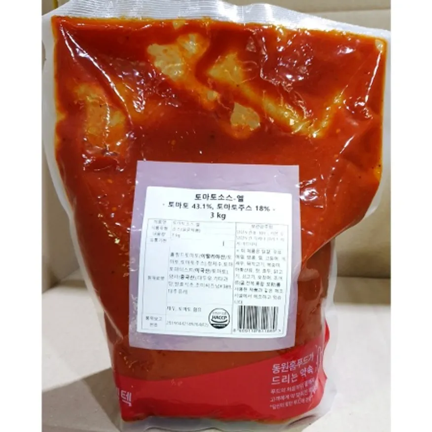 토마토소스( 삼조쎌텍 3Kg) X4 이미지