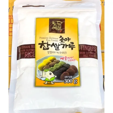 초야 찹쌀가루 국산 100% 300g 찹쌉분 분말가루 튀김요리