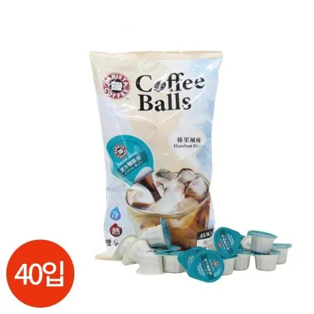 바리스타 커피 헤이즐넛 커피볼 40개입 업소용