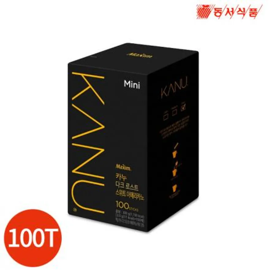 맥심 카누 스위트 아메리카노 100T 업소용 이미지