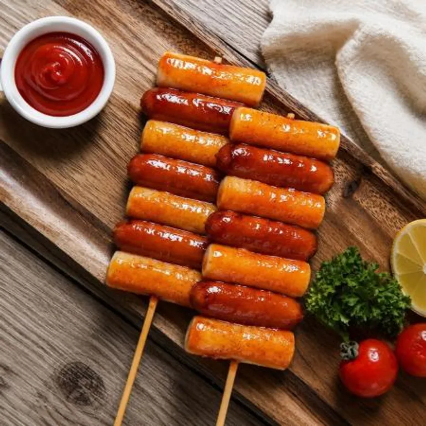 휴게소 대표간식 소떡소떡 1.3kg (130gX10개) 업소용 이미지
