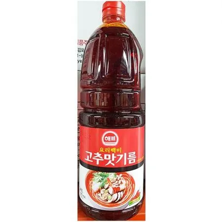 (해표) 고추맛기름 업소용 고추기름 1.8L