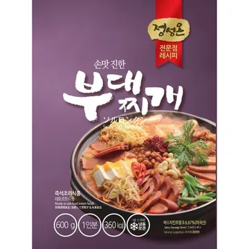 부대찌개(초원 600g) X5 업소용 밀키트 간편식 즉석요리