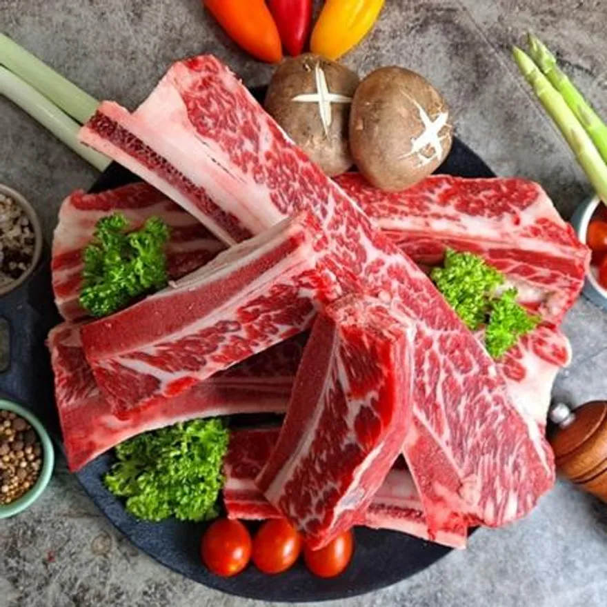 미국산 우대갈비 꽃갈비 롱커팅 (28cm~30cm) 1kg 업소용 이미지