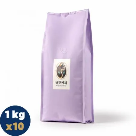 버먼 디카페인 아라비카 원두 1kg X10 업소용