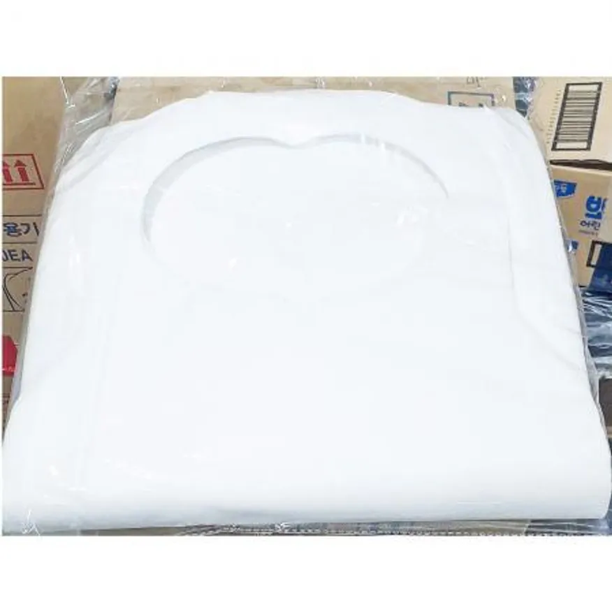 화이트 부직포 앞치마 40x72cm 100입 X10 오염차단 고기 전문점 횟집 업소용 이미지
