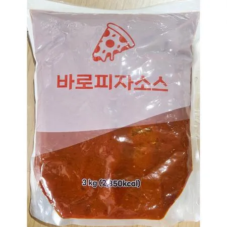 피자소스(바로 3kg) 업소용 토마토소스 파우치 양념