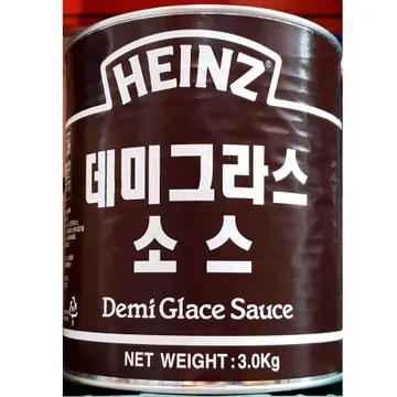 데미 그라스 소스캔(하인즈 3kg) 업소용 액상 통조림 sauce