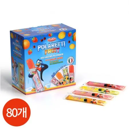 돌핀 POLARETTI 후르트 아이스바 40ml x 80개 업소용