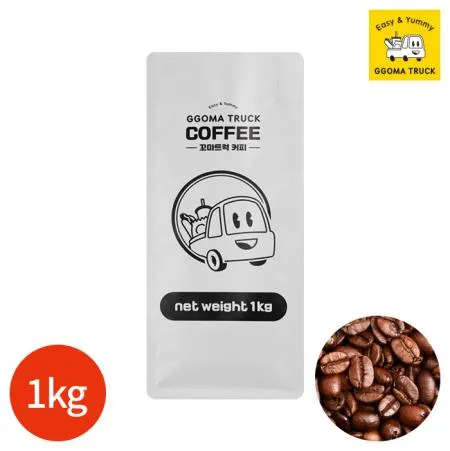 꼬마트럭 커피 원두 1kg x1봉 업소용