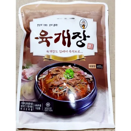 육개장(부광 600g) 얼큰 즉석 냉동 육계장 업소용 식당 이미지