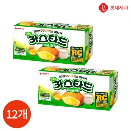 롯데 카스타드 오리지널 138g X12개