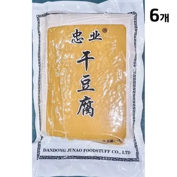 건두부피 업소용 마라탕 냉동 두부피 2kg x 6