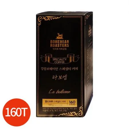 보헤미안 로스터 박이추 인스턴트 커피 1g x160T 업소용