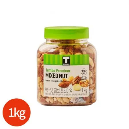 T 스탠다드 믹스넛 점보 프리미엄 1kg 업소용