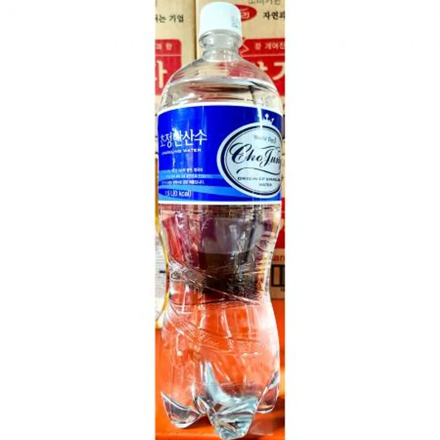 초정 탄산수 1.5L 초정탄산수 페트병 플레인 무설탕 업소용 이미지