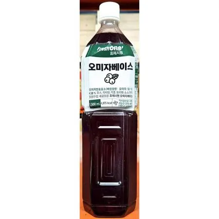 프레시원 오미자베이스 (1.5L 5배희석 오미자농축액) 업소용 청맛 원액