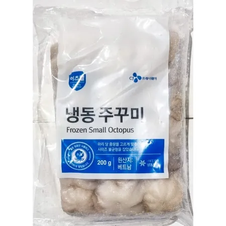 이츠웰 주꾸미 홀 15미 200g X5 업소용 냉동쭈꾸미