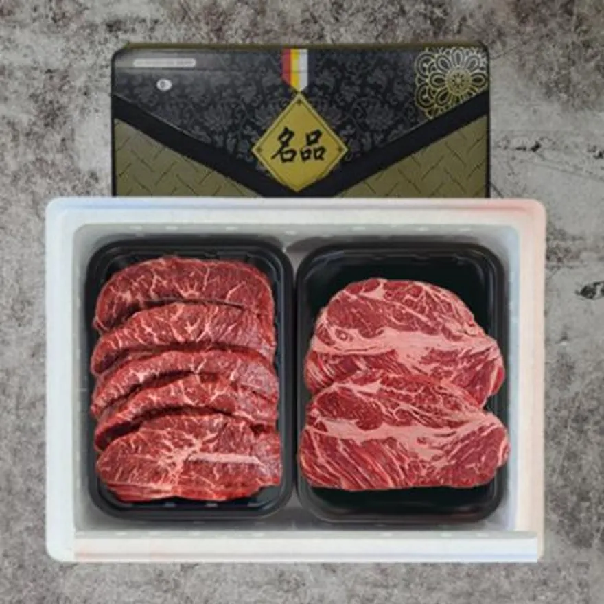 미국산 부채살+꽃등심 정육세트 1kg 업소용 이미지