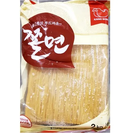 강원 쫄면사리 2kg 6개 냉동 쫄면 업소용