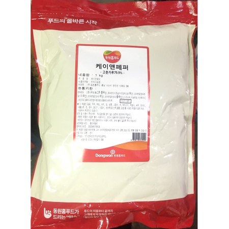 케이엔페퍼(동원셀텍 1kg)X10 업소용 카이엔 페퍼 고추가루 파우더 이미지