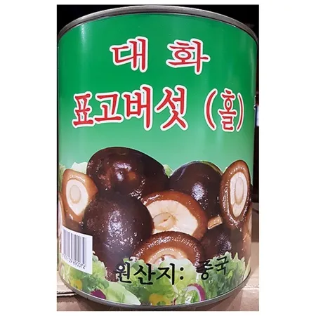 표고버섯캔(홀 대화2.8kg)X6 버섯 통조림 대용량 식당용
